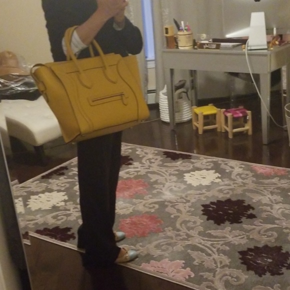 CELINE Mini lugage -Ocre color - Picture 7 of 7